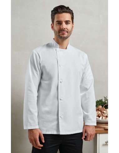 PRE-PR901-Essential Long Sleeve Chefs Jacket